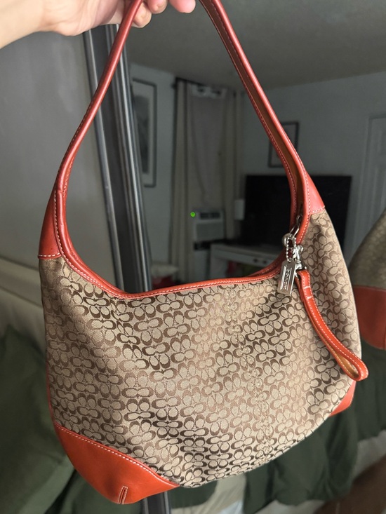 Coach Handbags - Vintage Coach Ergo Hobo Signature Jacquard Shoulder Bag Slouchy